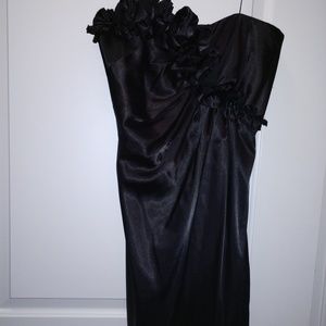 Sexy black cocktail dress